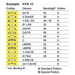 Profil- und Rohrbiegemaschine Knuth KPB 50 -6