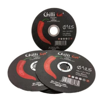 ChilliCut Trennscheibe für Blech und Stahl rostfrei | Ø 125mm | 1,0mm | 10er SET