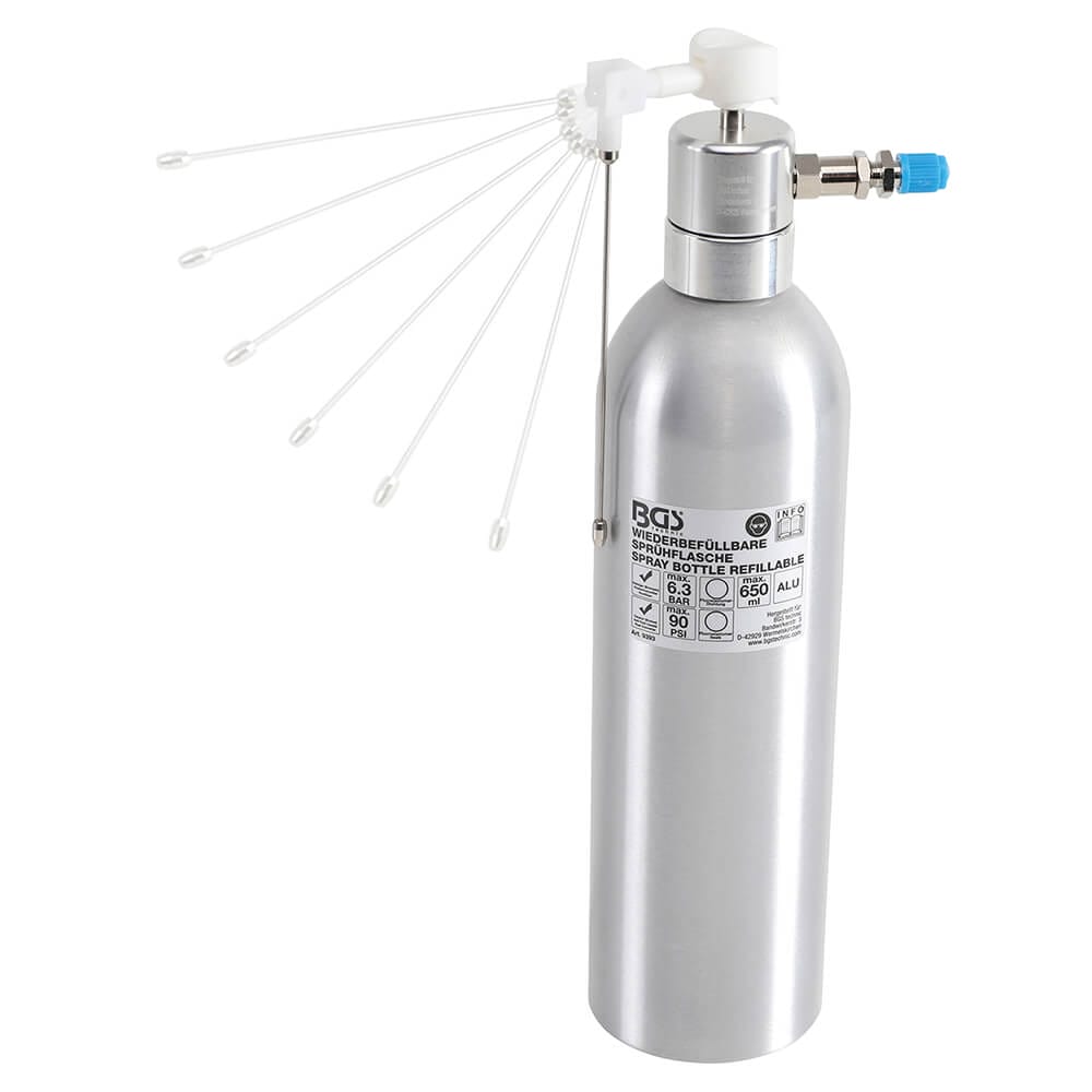 Druckluft Sprühflasche | Aluminiumausführung | 650 ml - BGS 9393