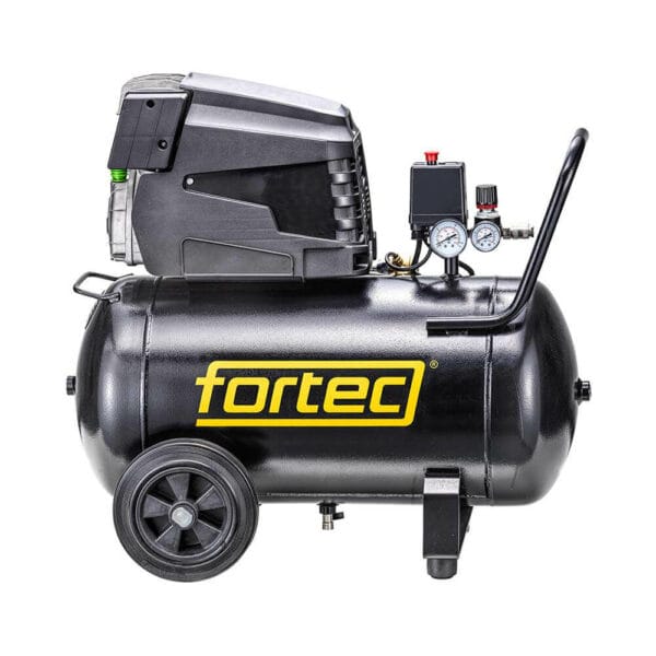 Fortec Druckluft-Kompressor Mobil AIR-50/250, Tank 50 L, 250 lt/min