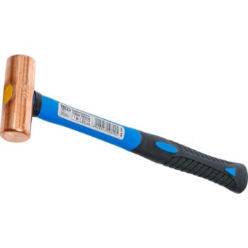 Hammer mit Kupferkopf | Fiberglasstiel | Ø 27 mm | 454 g (1 lb) - Kopf - BGS 890