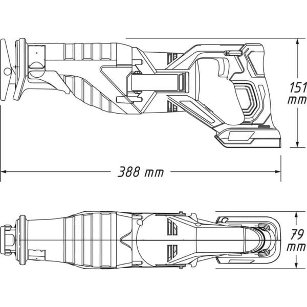 HAZET Akku-Säbelsäge 9234