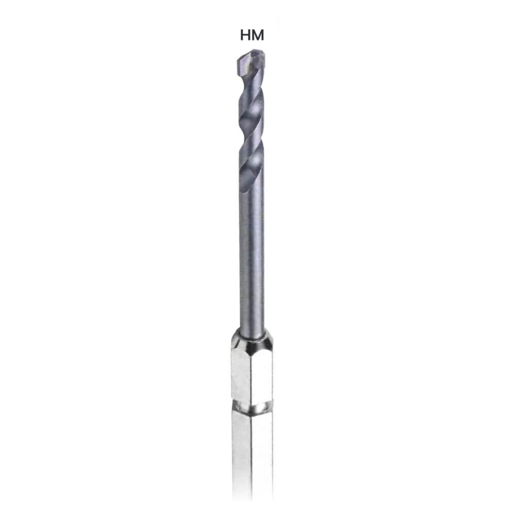 HM/SDS Zentrierbohrer mit Sechskant-Schaft, 32 – 330 mm -  Länge 186 mm - Schaft 10 mm