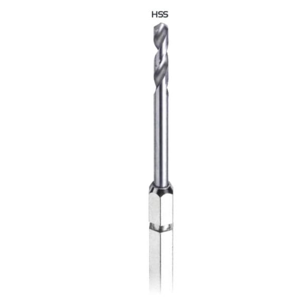 HSS Zentrierbohrer mit Sechskant-Schaft, 32 – 330 mm -  Länge 187 mm - Schaft 10 mm