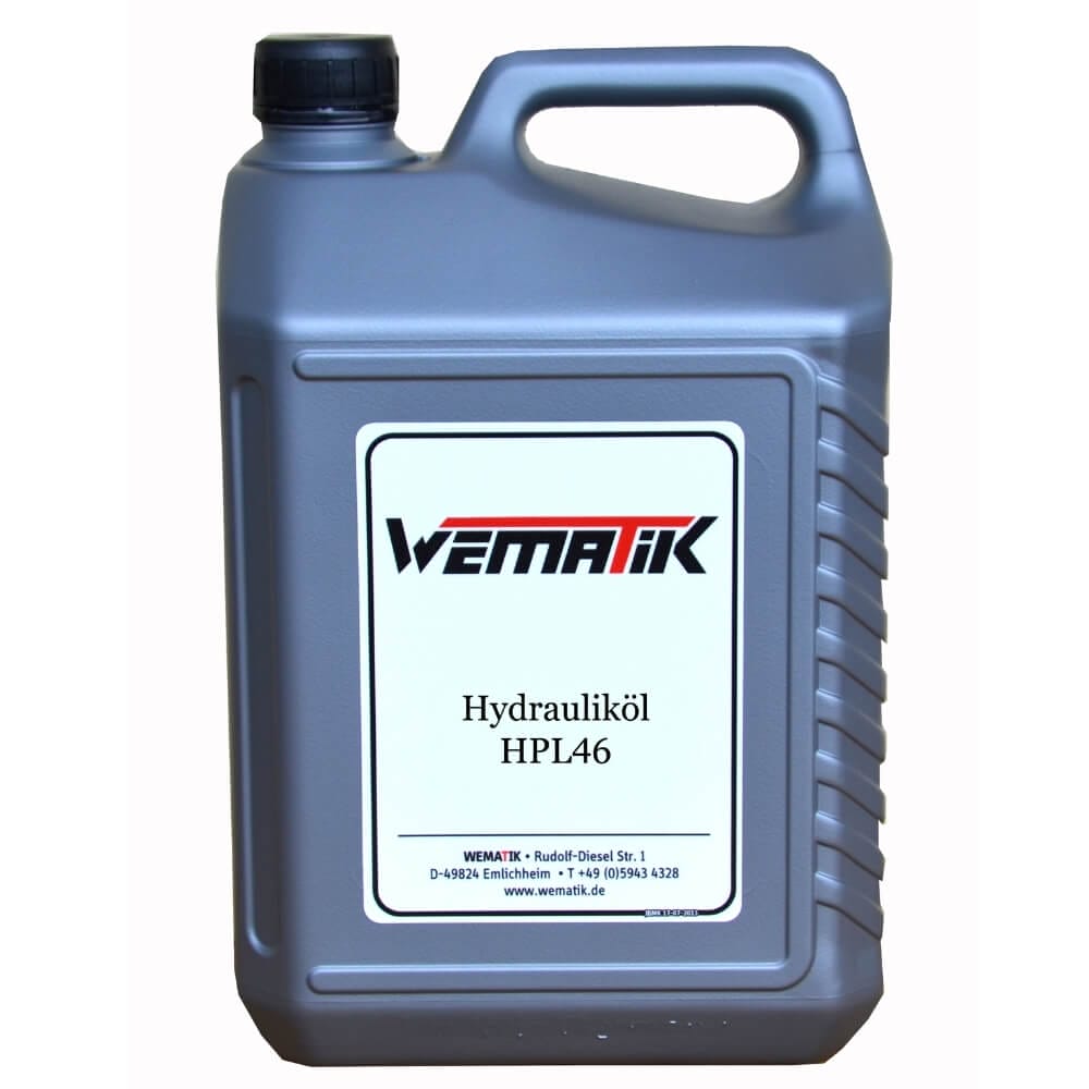 Hydrauliköl Wematik HPL46 5 Liter inkl. Kanister