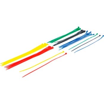 Kabelbinder Sortiment farbig 4,8 x 300 mm 50-tlg. - BGS 80771