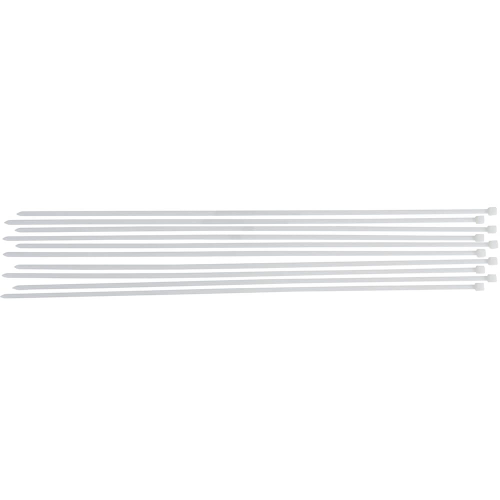 Kabelbinder-Sortiment weiß 8,0 x 1000 mm 10-tlg. - BGS 80779