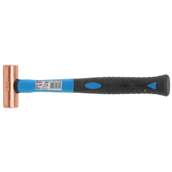 Kupferhammer | Fiberglasstiel | Ø 32 mm | 680 g (1.5 lb) - Kopf - BGS 891